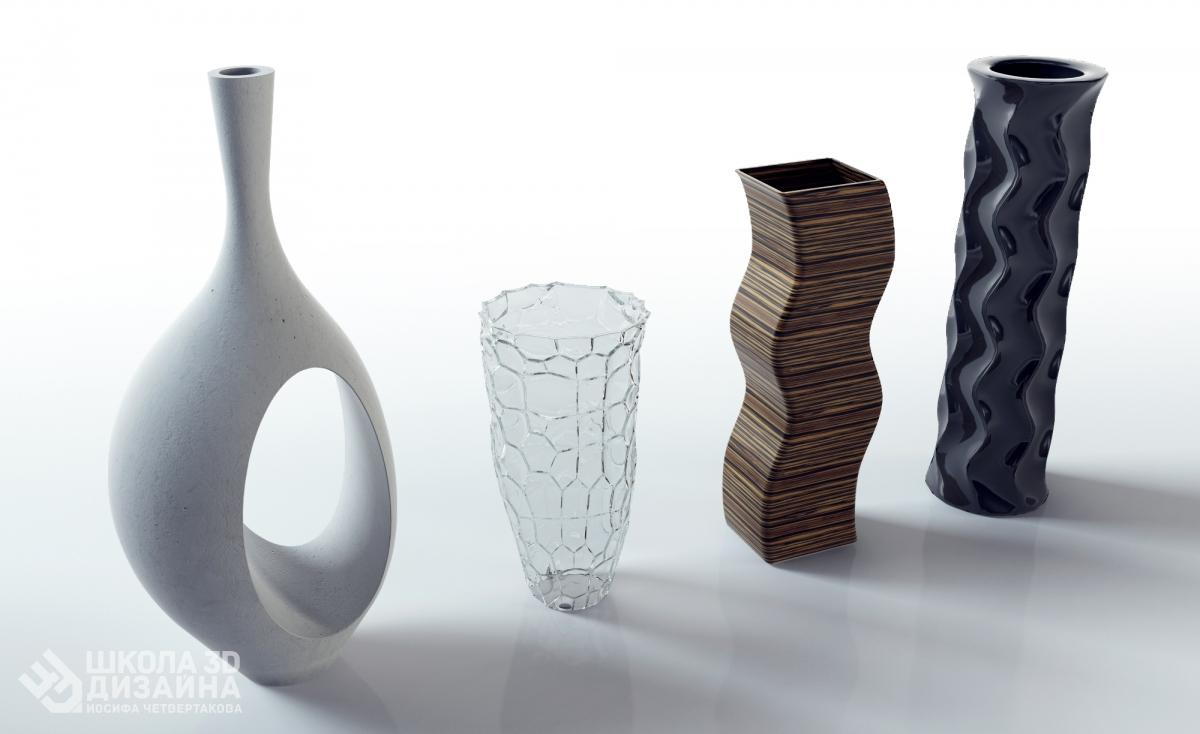 3D моделирование вазы 3D моделирование вазы