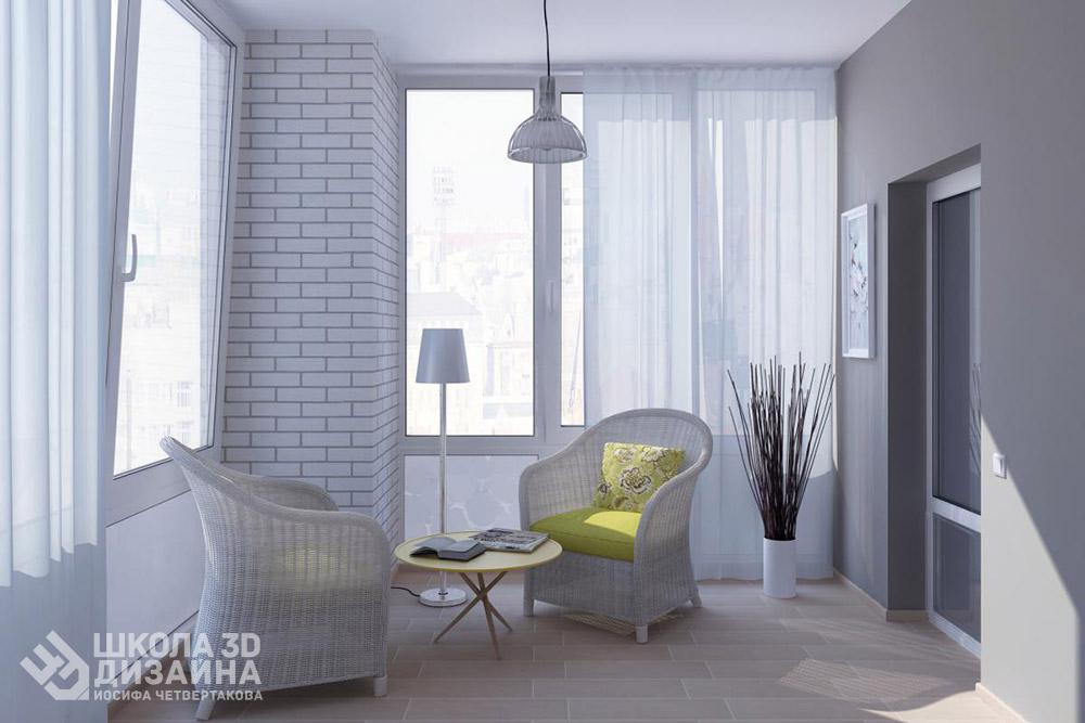 лоджия 3d max 2