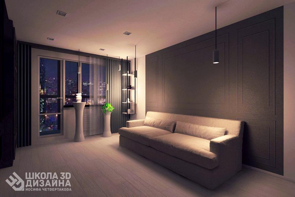 Мария Гилева 3D Max дизайн гостиной Мария Гилева 3D Max дизайн гостиной