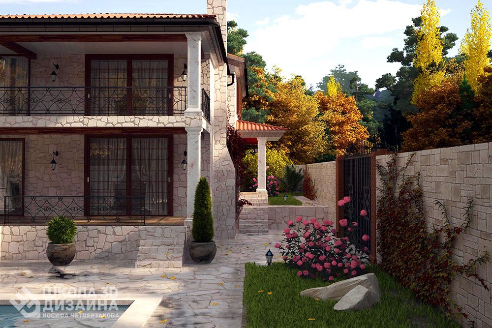 Осень 3ds max