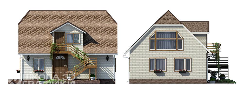 развертки экстерьера 3d max
