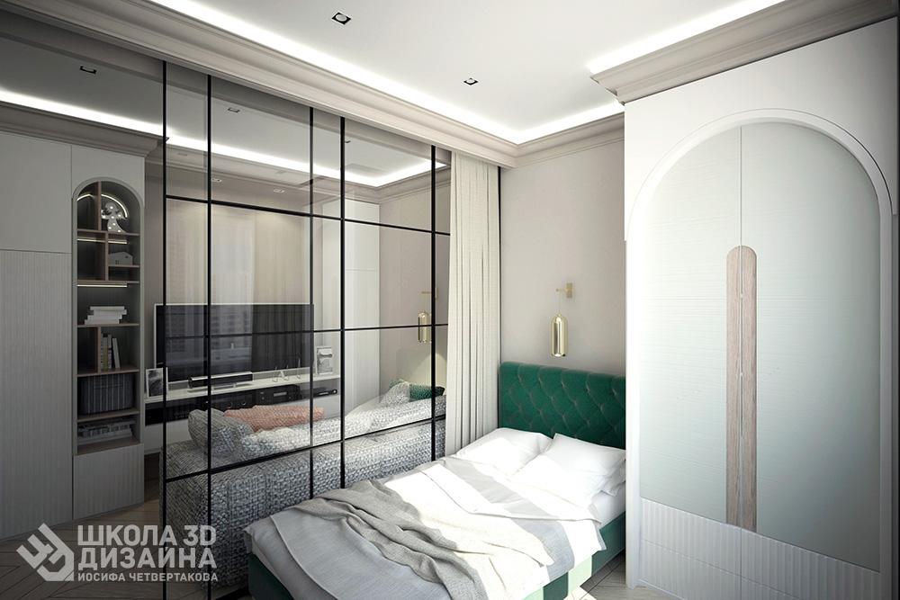 Спальня в 3D Max
