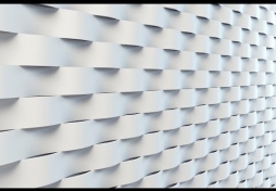 Моделирование 3D панели Волна из сплайна в 3D Max