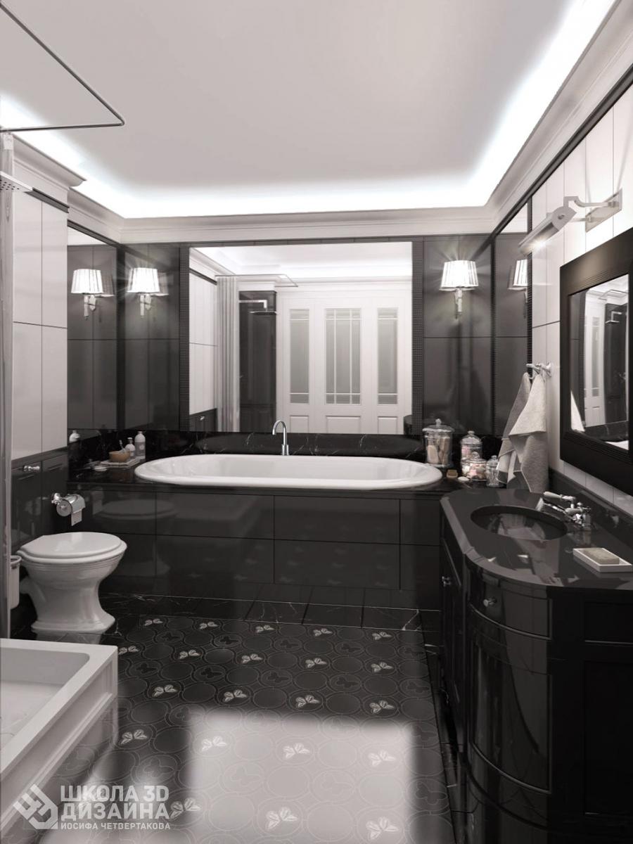 Ванная в 3Ds Max