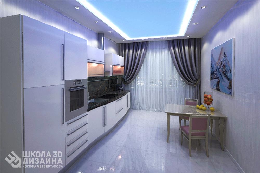 Вера Романенкова 3D дизайн кухни