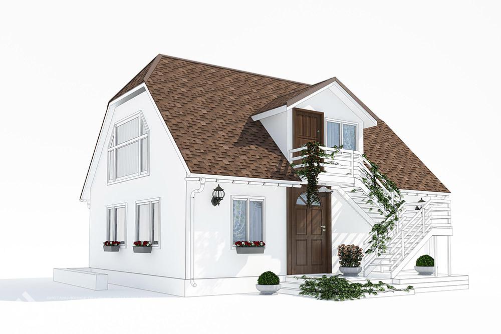 визуализация экстерьера 3ds max